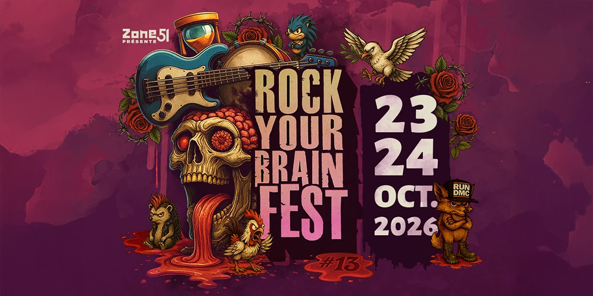 Rock Your Brain Fest #13 : Premiers noms annoncés pour l'édition 2026 aux Tanzmatten de Sélestat