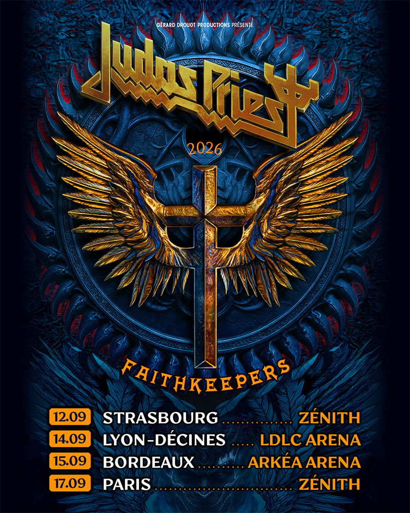 Dates françaises Judas Priest 2026