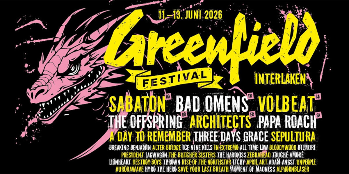 Greenfield Festival 2026 : le rock et le metal s'emparent d'Interlaken
